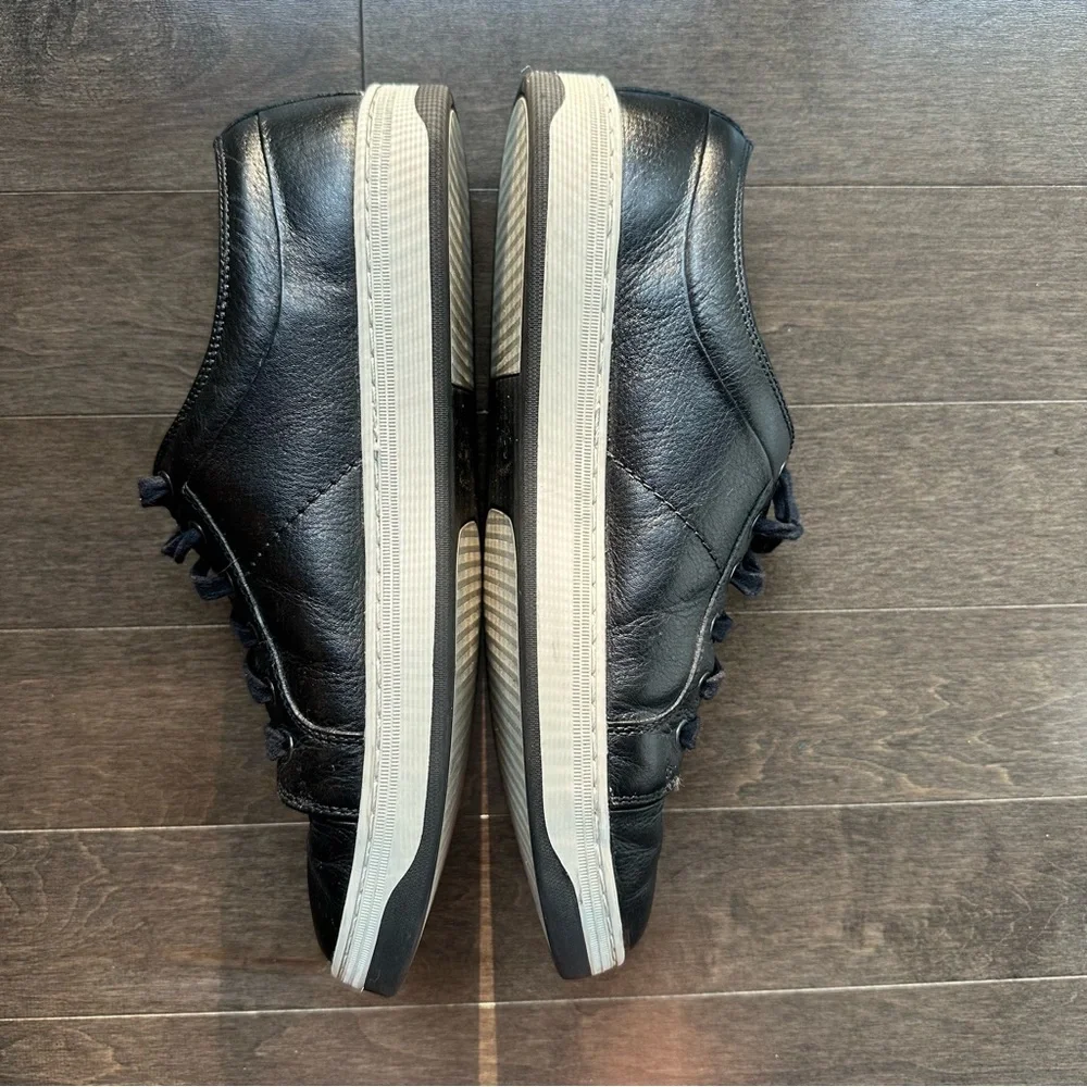 GH BASS &‎ Co Men's Black Leather Sneaker Dress Casual Size 10M